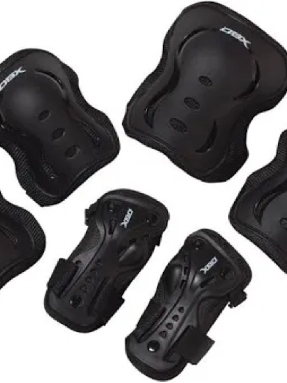 DBX Adult Protective Knee and Wrist Pad Set - Black